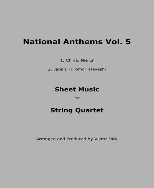 Produktbild: National Anthems Vol. 5