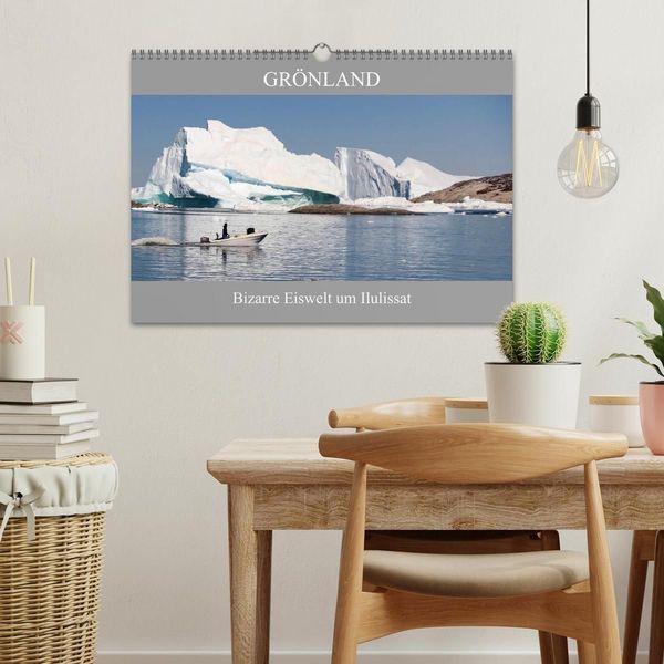 Produktbild: Gr&ouml;nland Bizarre Eiswelt um Ilulissat (Wandkalender 2027 DIN A3 quer), CALVENDO Monatskalender