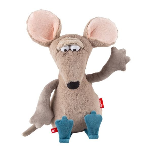 Sigikid 43588 - Maus, 33 cm, vollbeweglich, Plüsch, Kuschelformers