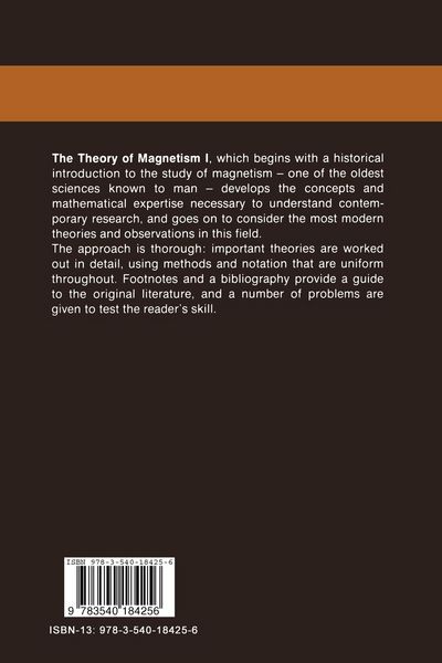 Produktbild: The Theory of Magnetism I