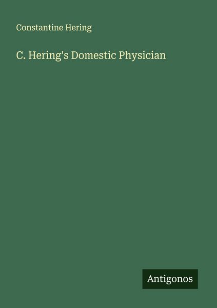 Produktbild: C. Hering's Domestic Physician
