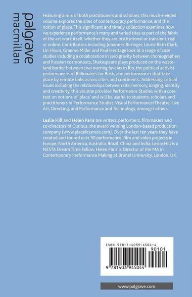 Produktbild: Performance and Place