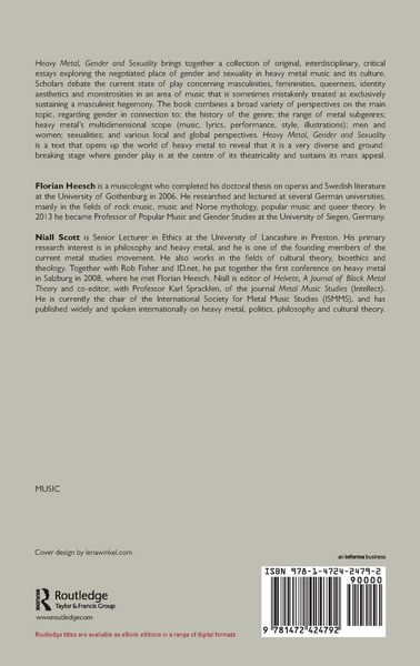 Produktbild: Heavy Metal, Gender and Sexuality