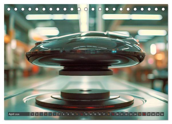 Produktbild: Magnetschwebetechnik (Tischkalender 2026 DIN A5 quer), CALVENDO Monatskalender