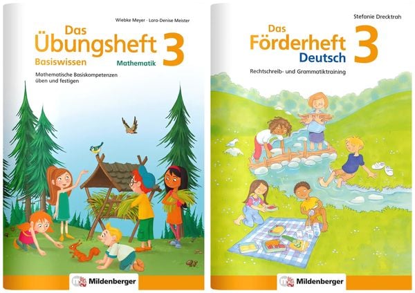 Sicher ins 4. Schuljahr – Paket: Förderprogramm Rechnen – Schreiben – Grammatik · Klasse 3, Set von , Mildenberger Verlag GmbH, 978-3-619-91413-5