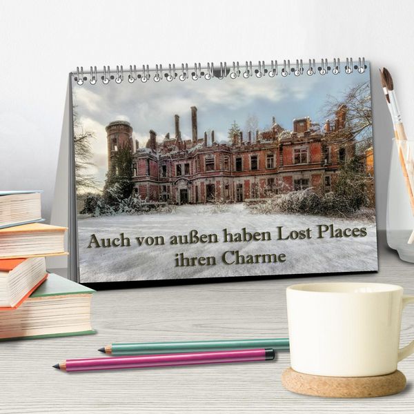 Produktbild: Auch von au&szlig;en haben Lost Places ihren Charme (Tischkalender 2026 DIN A5 quer), CALVENDO Monatskalender
