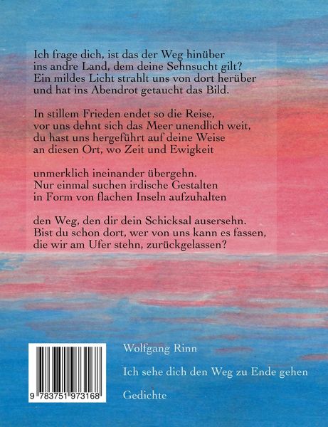Produktbild: Ich sehe dich den Weg zu Ende gehen
