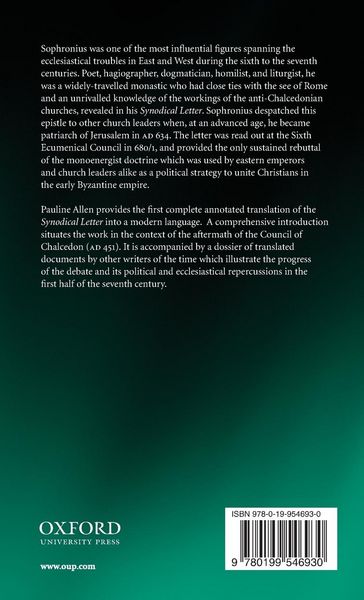 Produktbild: Sophronius of Jerusalem and Seventh-Century Heresy