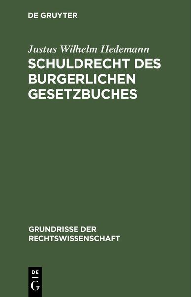 Produktbild: Schuldrecht des Burgerlichen Gesetzbuches