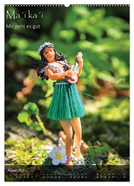 Produktbild: Hula Dancer - Hawaiianische Weisheiten (hochwertiger Premium Wandkalender 2026 DIN A2 hoch), Kunstdruck in Hochglanz