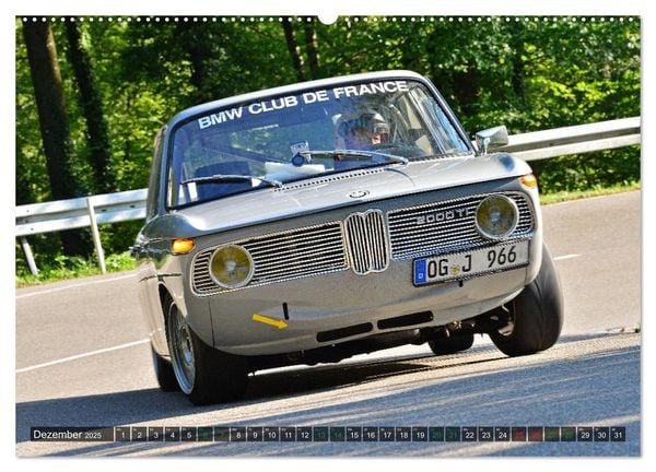 Produktbild: OLDTIMER BERGRENNEN - BMW Fahrzeuge (Wandkalender 2025 DIN A2 quer), CALVENDO Monatskalender