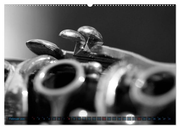Produktbild: Klarinette - close up (Wandkalender 2026 DIN A2 quer), CALVENDO Monatskalender
