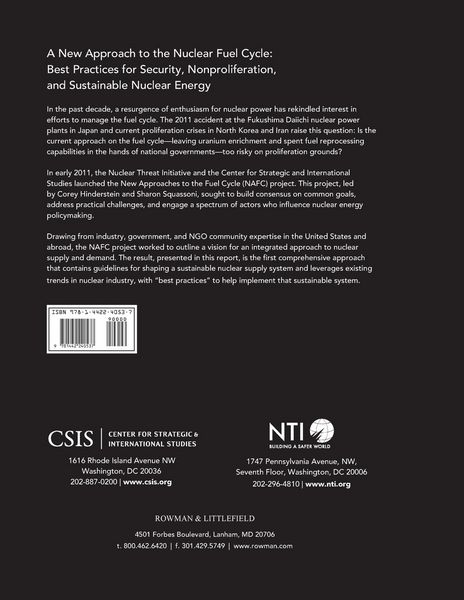 Produktbild: New Approach to the Nuclear Fuel Cycle