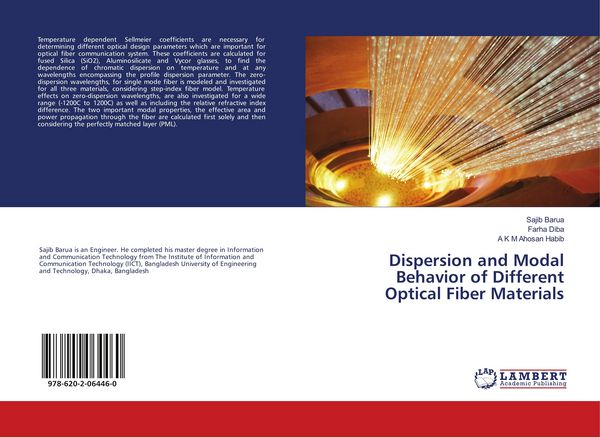 Produktbild: Dispersion and Modal Behavior of Different Optical Fiber Materials