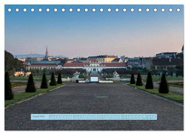 Produktbild: St&auml;dtereise Wien (Tischkalender 2026 DIN A5 quer), CALVENDO Monatskalender