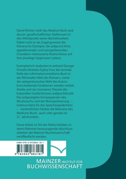 Produktbild: Bedeutung und Funktion des Buches in literarischen Dystopien