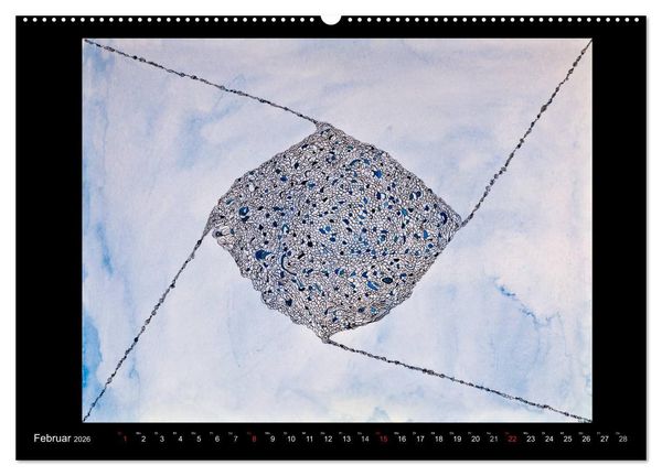 Produktbild: Feinste Aquarelle (hochwertiger Premium Wandkalender 2026 DIN A2 quer), Kunstdruck in Hochglanz