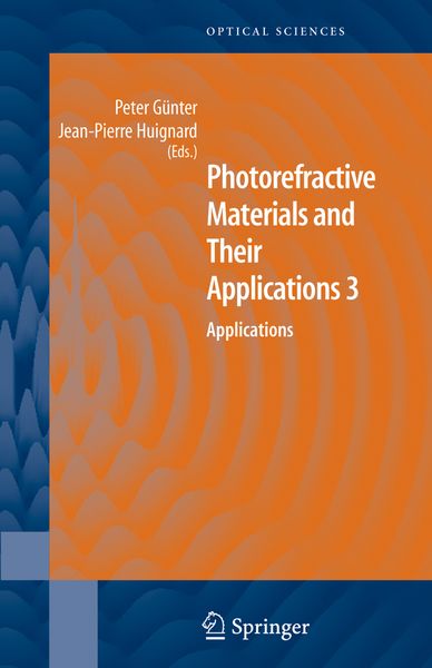 Produktbild: Photorefractive Materials and Their Applications 3