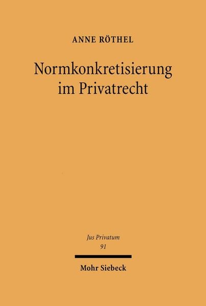 Produktbild: Normkonkretisierung im Privatrecht