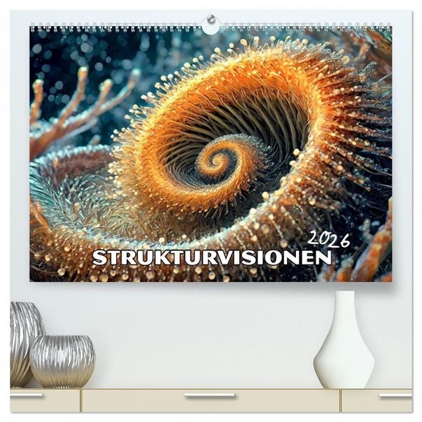 Produktbild: Strukturvisionen (hochwertiger Premium Wandkalender 2026 DIN A2 quer), Kunstdruck in Hochglanz