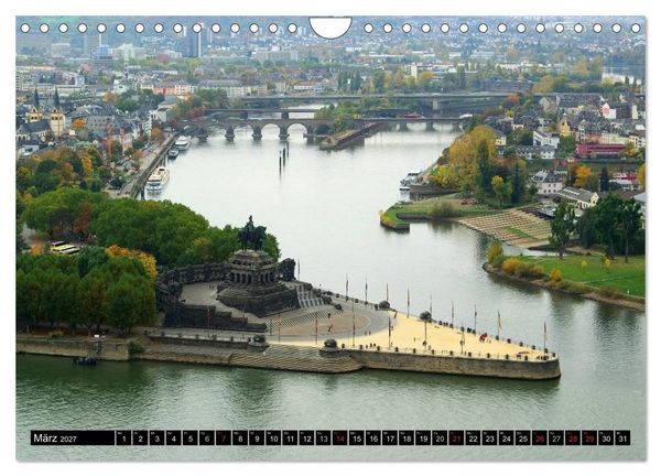 Produktbild: Der Rhein. Oberes Mittelrheintal von Bingen bis Koblenz (Wandkalender 2027 DIN A4 quer), CALVENDO Monatskalender