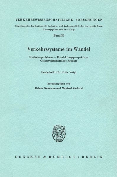 Produktbild: Verkehrssysteme im Wandel.