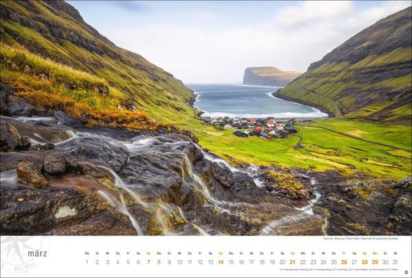 Produktbild: Skandinavien Globetrotter Kalender 2027 - Von stillen W&auml;ldern, Seen und Fjorden