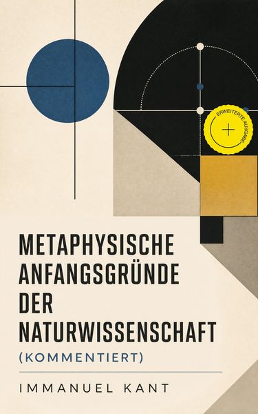 Produktbild: Metaphysische Anfangsgr&uuml;nde der Naturwissenschaft (Kommentiert)