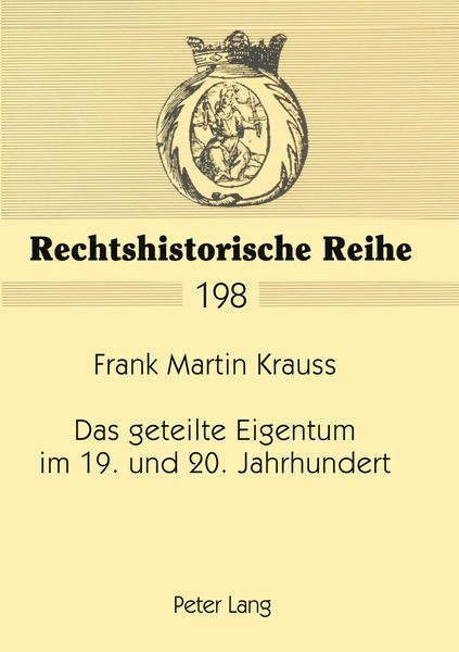 Produktbild: Das geteilte Eigentum im 19. und 20. Jahrhundert