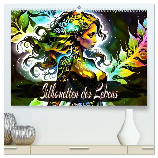 Produktbild: Silhouetten des Lebens (hochwertiger Premium Wandkalender 2026 DIN A2 quer), Kunstdruck in Hochglanz