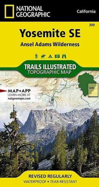 Produktbild: Yosemite Se: Ansel Adams Wilderness Map