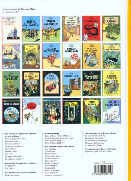 Produktbild: FRE-TINTIN AU PAYS DE LOR NOIR