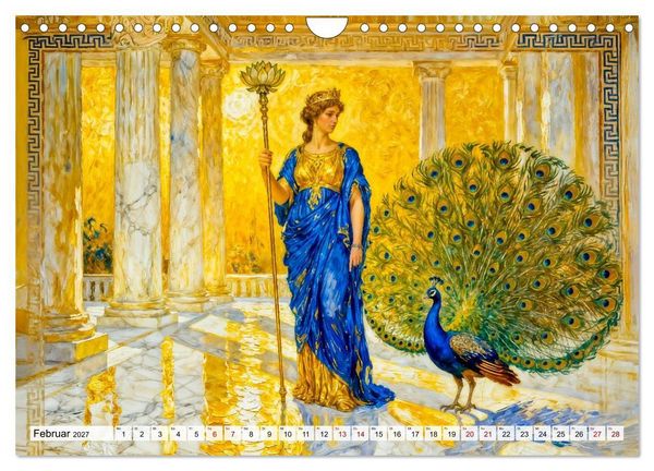 Produktbild: Die G&ouml;tter des Olymps - Die G&ouml;tter der Antike in epischen Bildern (Wandkalender 2027 DIN A4 quer), CALVENDO Monatskalender