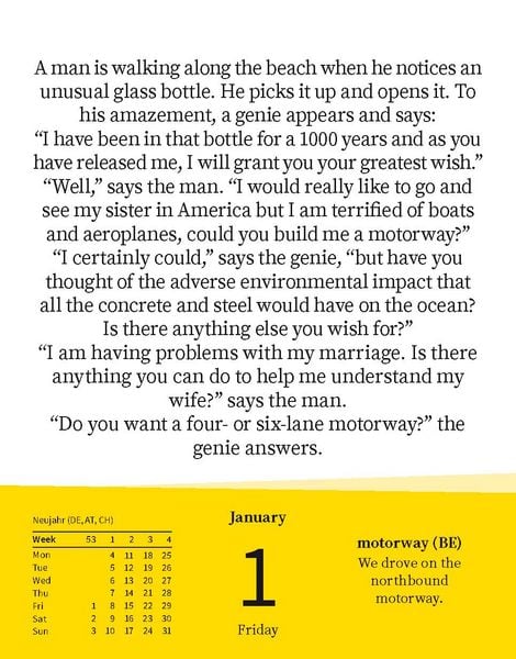 Produktbild: Langenscheidt Sprachkalender A Joke a Day 2027
