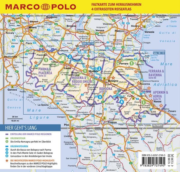 Produktbild: MARCO POLO Reisef&uuml;hrer Emilia-Romagna, Bologna, Parma, Ravenna