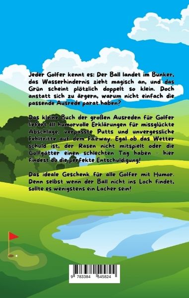 Produktbild: Das kleine Buch der gro&szlig;en Ausreden f&uuml;r Golfer