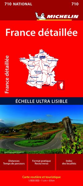 Produktbild: France d&eacute;taill&eacute;e - 1/800 000