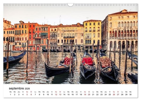 Produktbild: Les merveilles de Venise (Calendrier mural 2026 DIN A3 vertical), CALVENDO calendrier mensuel