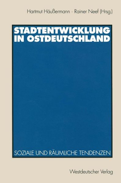Produktbild: Stadtentwicklung in Ostdeutschland