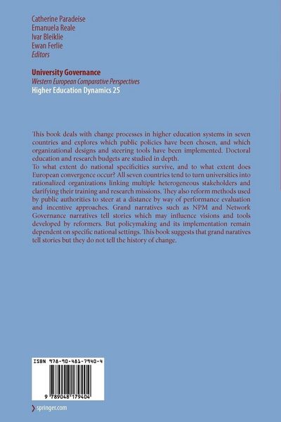 Produktbild: University Governance