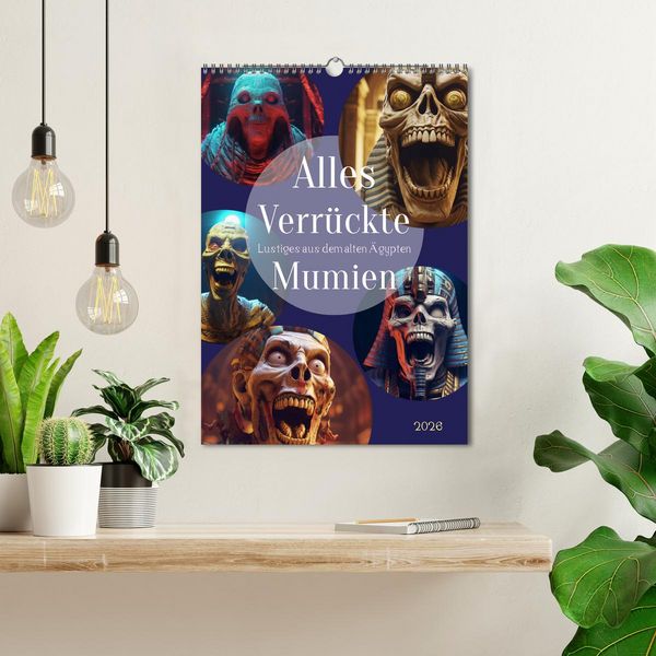 Produktbild: Alles verr&uuml;ckte Mumien (Wandkalender 2026 DIN A3 hoch), CALVENDO Monatskalender