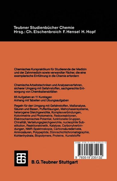 Produktbild: Chemisches Praktikum f&uuml;r Mediziner