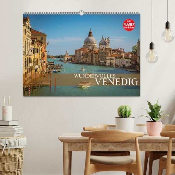 Produktbild: Wundervolles Venedig (Wandkalender 2026 DIN A2 quer), CALVENDO Monatskalender