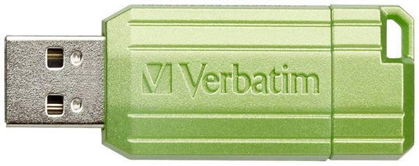 Produktbild: Verbatim USB DRIVE 2.0 PINSTRIPE USB-Stick 32GB Eucalyptus, Gr&uuml;n 49958 USB-A (USB 2.0)