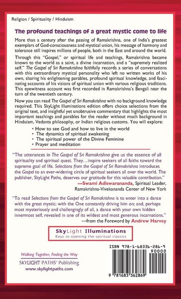 Produktbild: Selections from the Gospel of Sri Ramakrishna