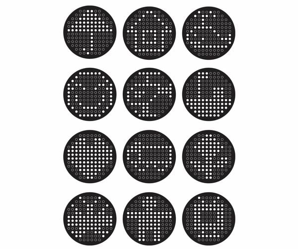 Geduldsspiel Magnetpad mit 120 Kugeln und Stift