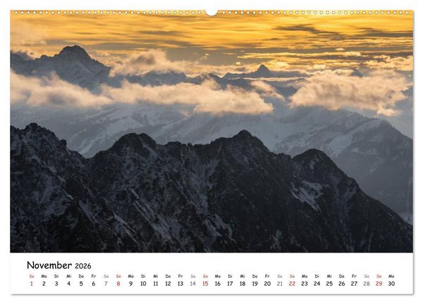 Produktbild: Unterwegs im Allg&auml;u (Wandkalender 2026 DIN A2 quer), CALVENDO Monatskalender