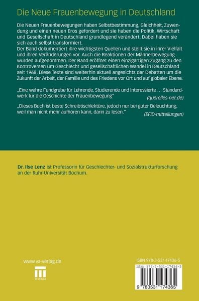 Produktbild: Die Neue Frauenbewegung in Deutschland