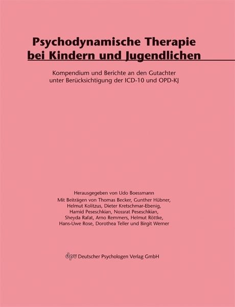 Produktbild: Psychodynamische Therapie bei Kindern und Jugendlichen