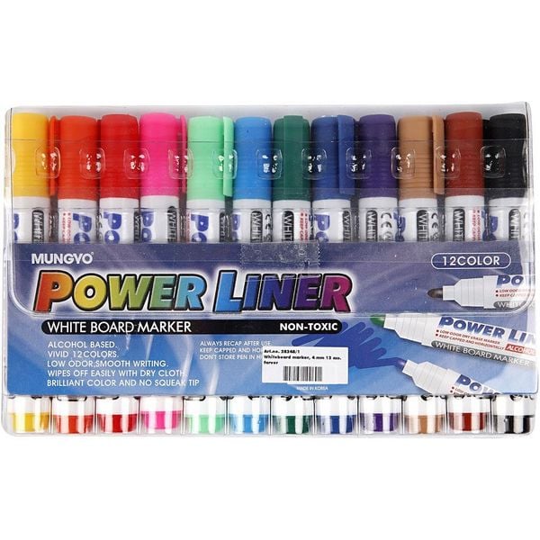 Produktbild: Creativ Company Whiteboard Marker, Strichst&auml;rke 4 mm, 12er Set